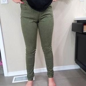 Express Green Skinny Jeans Size 4 regular